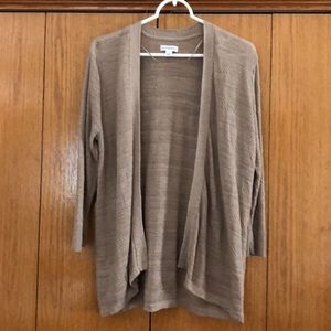 Lightweight brown Croft & Barrow sweater, sz L